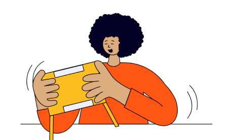 Personas intercambiando regalos